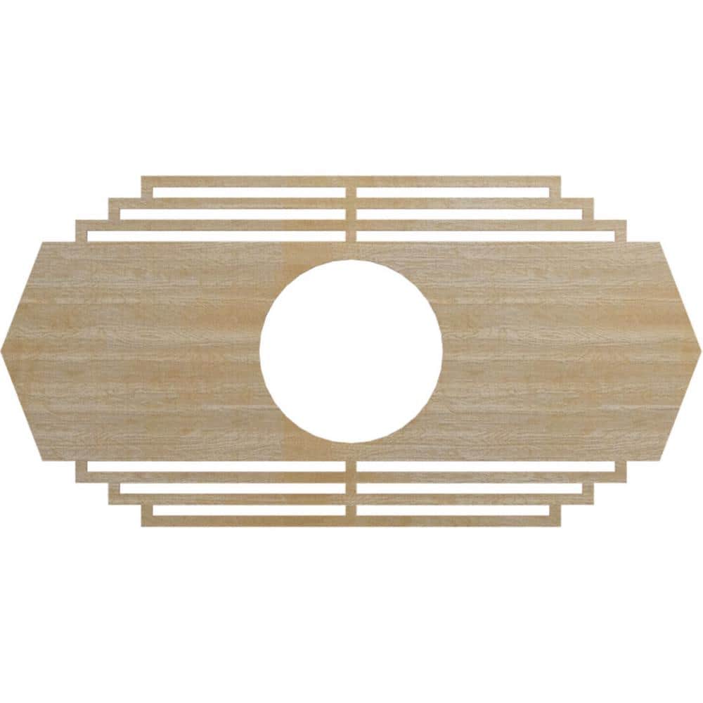 0.25 in. x 36 in. x 18 in. Wood (Hickory) Medallion Moulding price history on PriceWatchPro