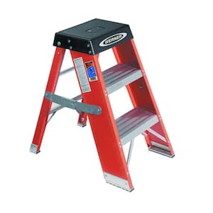 3 ft. Fiberglass Step Stand Ladder with 375 lb. Load Capacity Type IAA Duty Rating