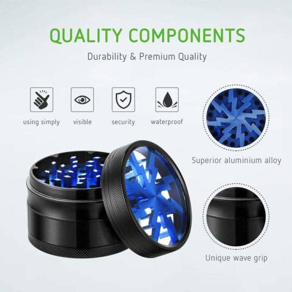 Electric Herb Grinder, Portable Usb Charge Spice Grinder For Grinding  Garlic Onion Nut Dry Fresh Herbs, Waterproof, High-efficiency (blue,250ml)