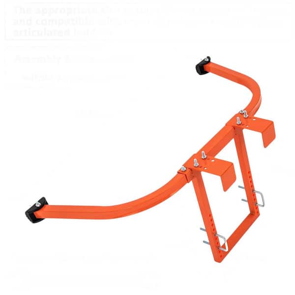 14 in. H Reach Heavy Duty Ladder Stabilizer Roof Hook with Wing Span Extension Accessory Secure Standoff Arms Anti-Slip