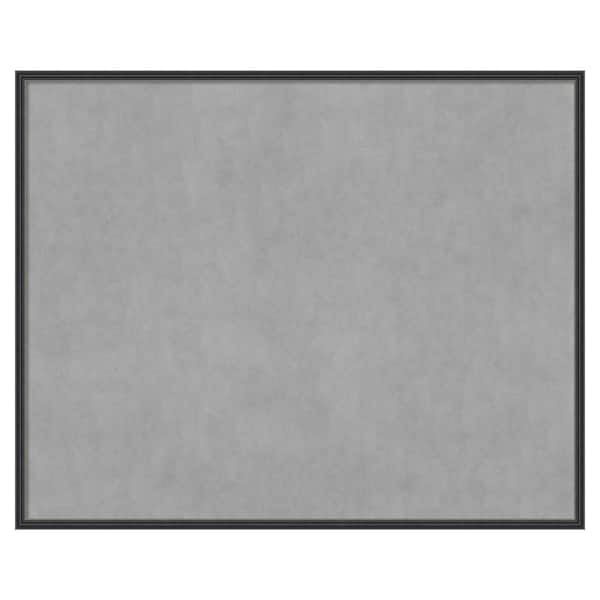 Amanti Art Stylish Black Narrow 41 in. x 33 in Framed Magnetic Board