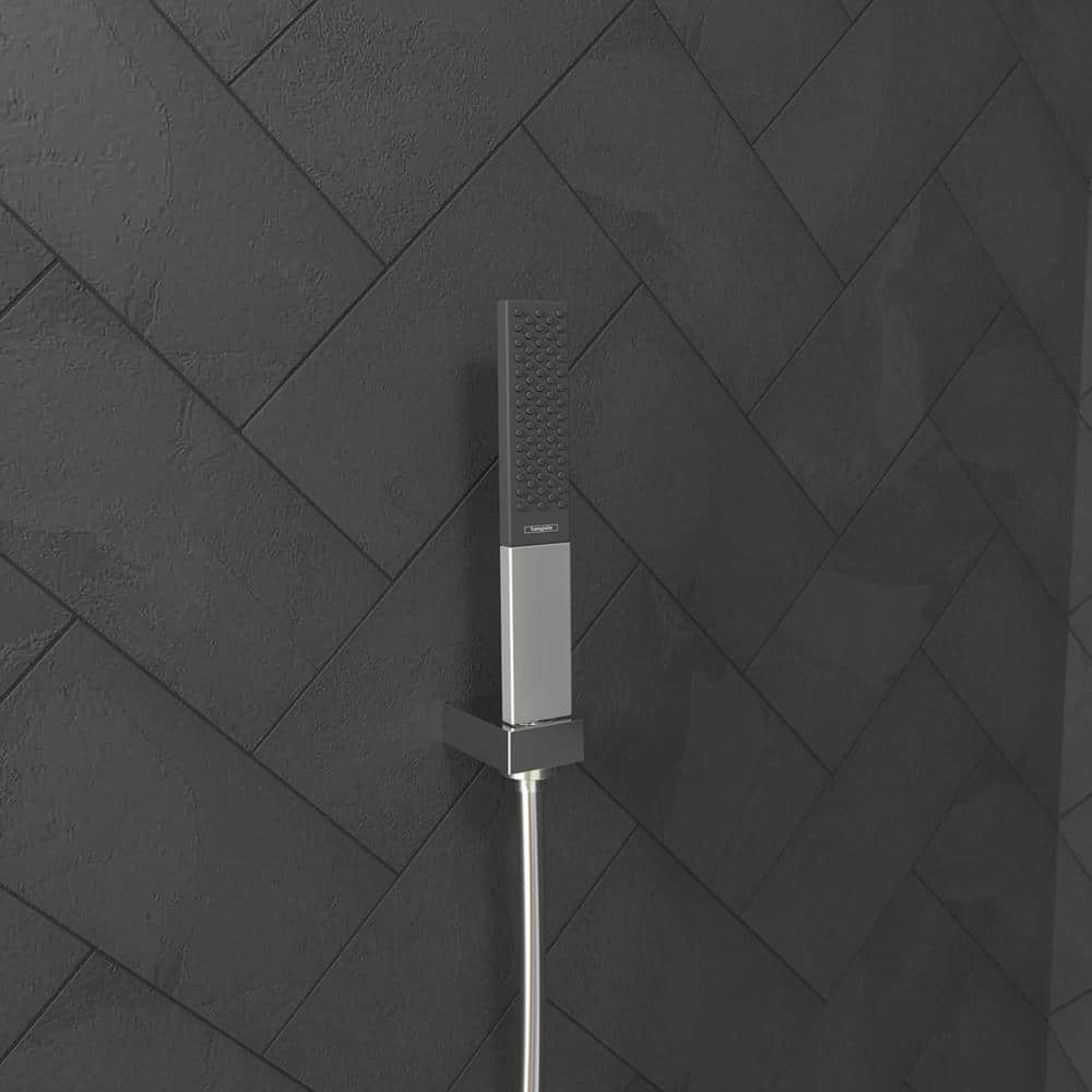 Chrome Modern Wall-Mounted Handshower Holder