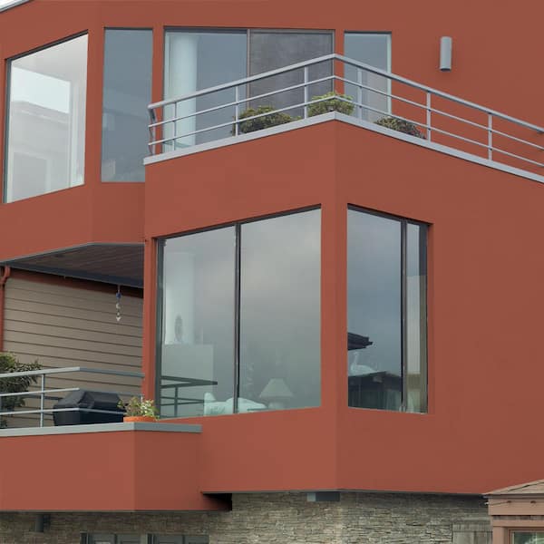BEHR - 5 gal. #BIC-46 Clay Red Flat Interior/Exterior Masonry, Stucco and Brick Paint