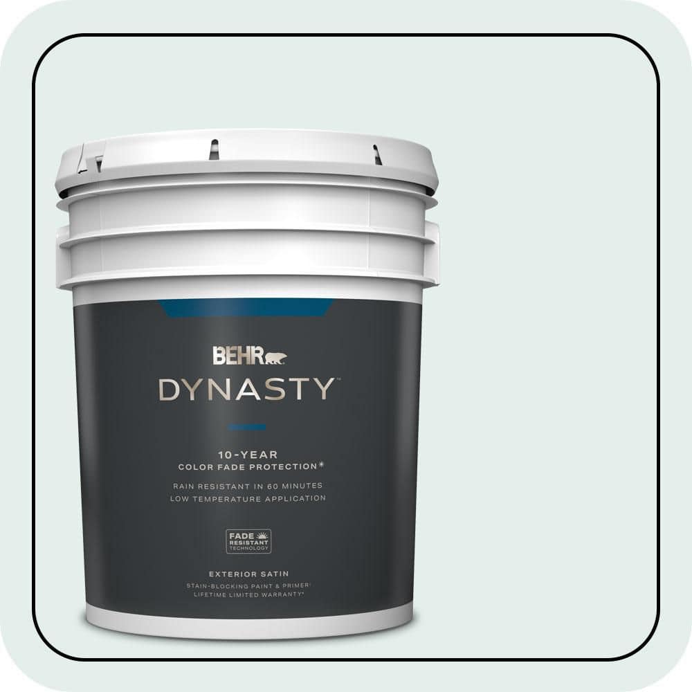 5 gal. #W-D-510 Waterfall Mist Satin Enamel Exterior Stain-Blocking Paint & Primer price history on PriceWatchPro