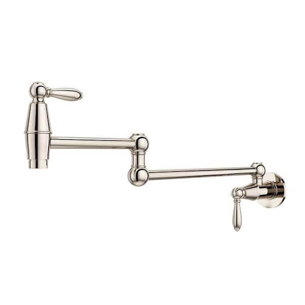 Pfister Port Haven Wall Mount Potfiller in Stainless Steel GT533