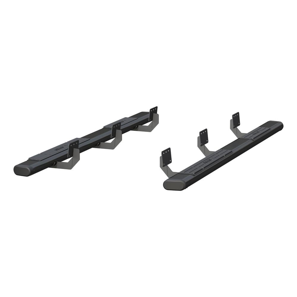 Aries 6 x 91-Inch Oval Black Aluminum Nerf Bars, Select Ram 1500 Crew ...