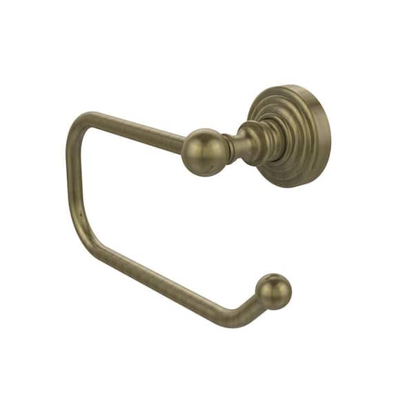 Allied Brass Waverly Place Collection European Style Single Post Toilet  Paper Holder in Antique Brass WP-24E-ABR The Home Depot