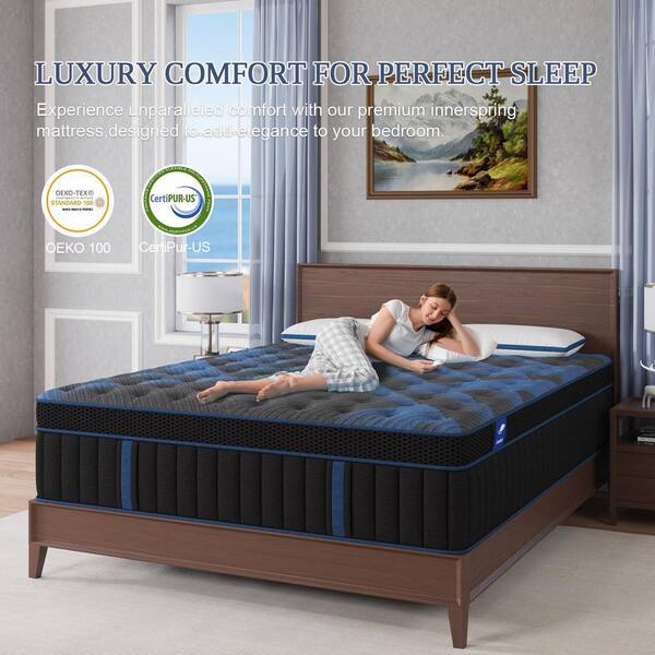 Skyhedon Queen Size Medium Firm 14 in. Memory Foam Hybrid Mattress