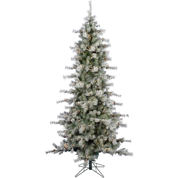 Home Accents Holiday 6.5 ft. Pre-Lit LED Festive Pine Artificial Christmas  Tree 22HD30002 - The Home Depot