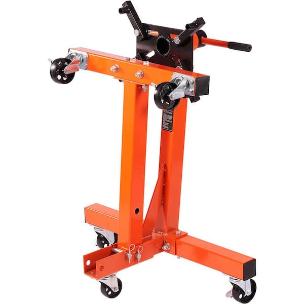 Engine Stand, 1500 lbs. (3/4 Ton) Rotating Engine Motor Stand with 360° Adjustable Head, Cast Iron Folding Motor