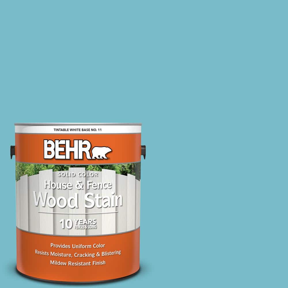 1 gal. #M470-4 Azure Lake Solid Color House and Fence Exterior Wood Stain