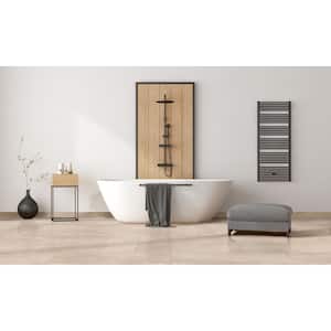 Pavia Gray 24 in. x 48 in. Polished Porcelain Floor and Wall Tile (32-cases/512 sq. ft./pallet)