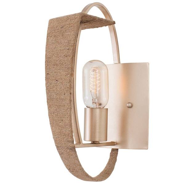 Varaluz Tinali 1-Light Gold Dust Sconce