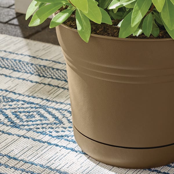 indoor white planter pot Dax Essentials Tall Planter - Matt White Planter | Hortology main image 1