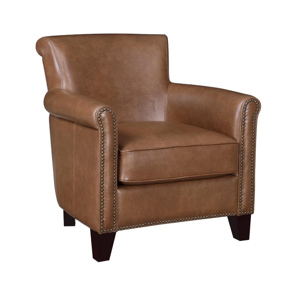 Kailee Brown Leather Armchair