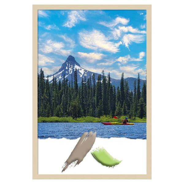 Svelte Natural Wood Picture Frame Opening Size 20 x 30 in.