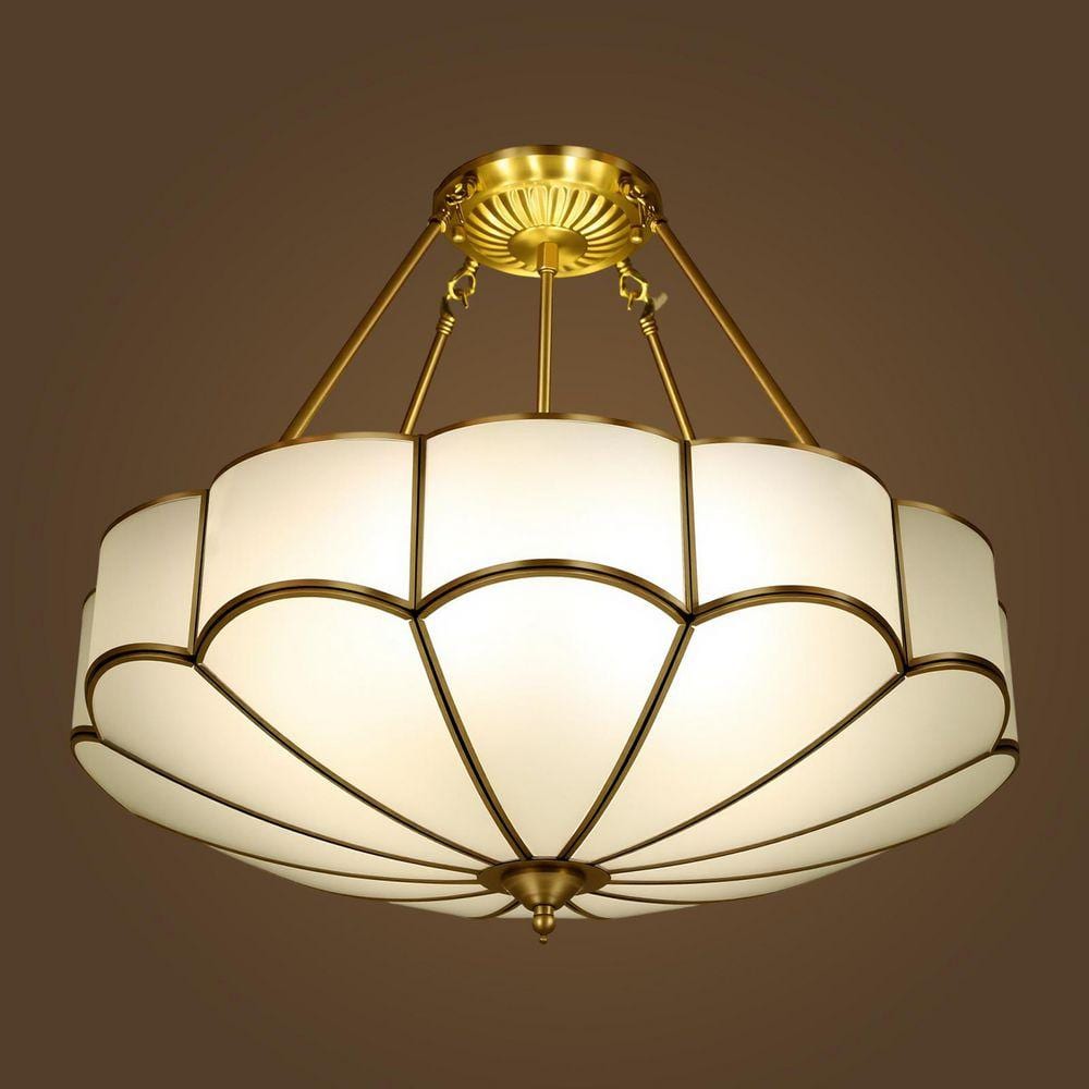 gold-flush-mount-ceiling-