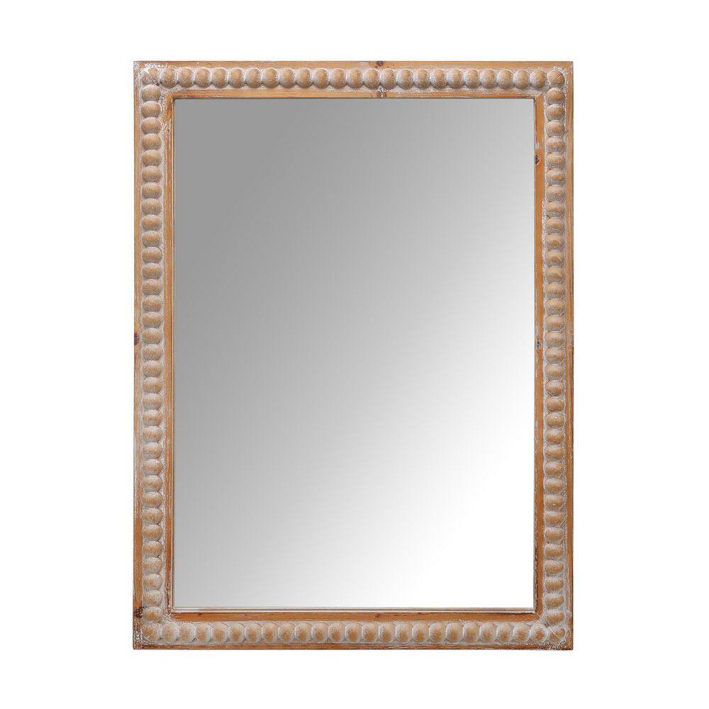 22 in. W x 30 in. H Rectangular Wood Framed Wall Bathroom Vanity Mirror in Green price history on PriceWatchPro