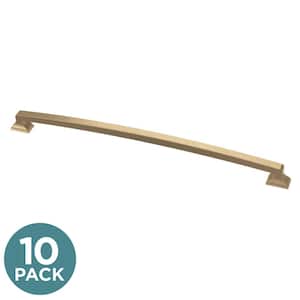 Classic Edge 12 in. (305 mm) Champagne Bronze Cabinet Drawer Pull (10-Pack)