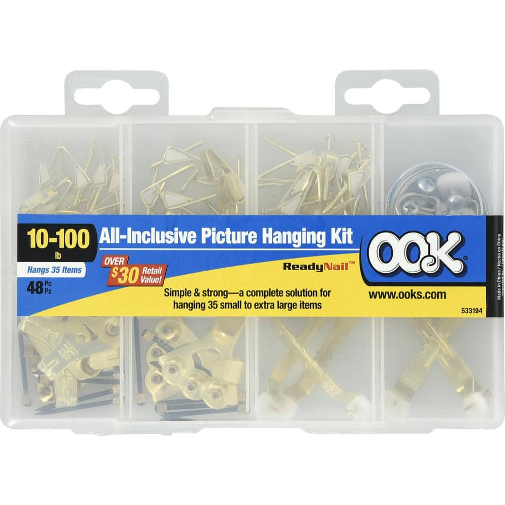 Hillman (1-Pack) Medium ReadyNail Picture Hanging Kit 533194 - The