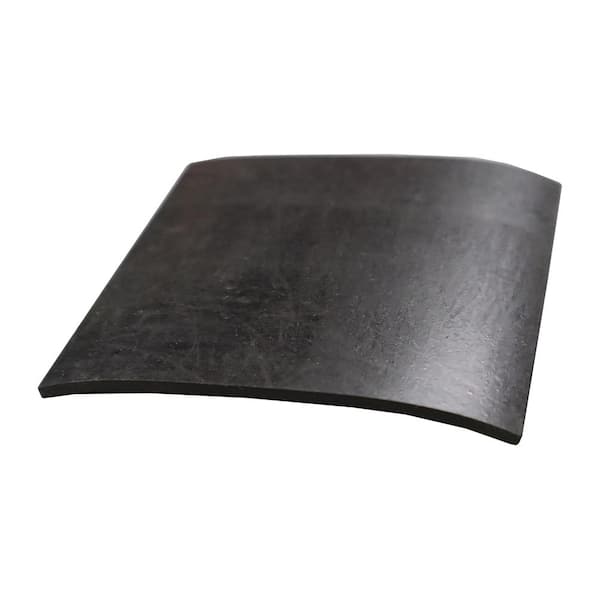 Neoprene Commercial Grade, Black, 50A, 0.031 in. x 4 in. x 4 in. (5 Pack)