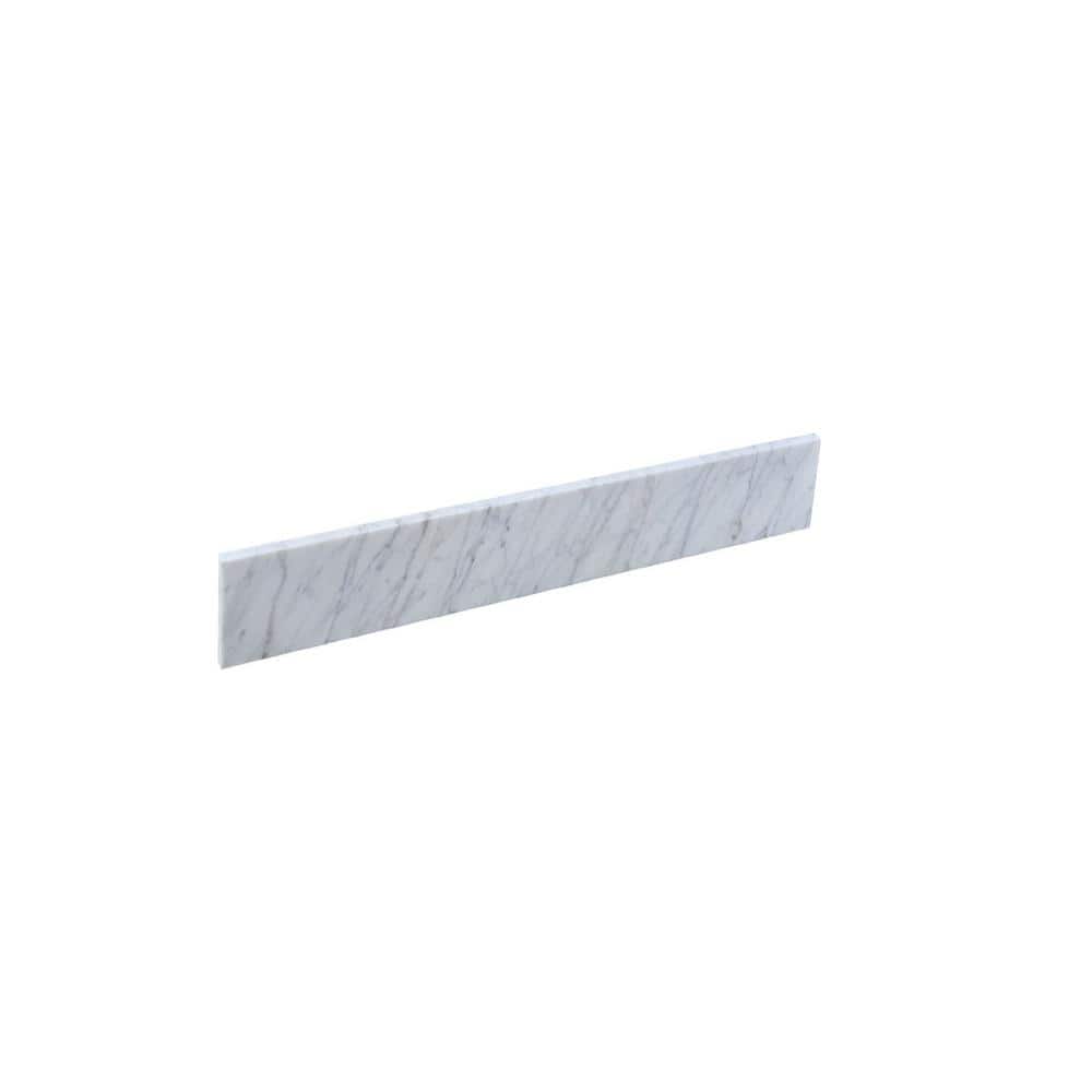 21.25 in. W Marble Vanity Sidesplash in Carrara White price history on PriceWatchPro