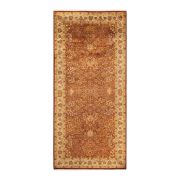 Solo Rugs Mogul One-of-a-Kind Traditional Orange 4 ft. 9 in. x 10 ft. 2 in. Oriental Area Rug