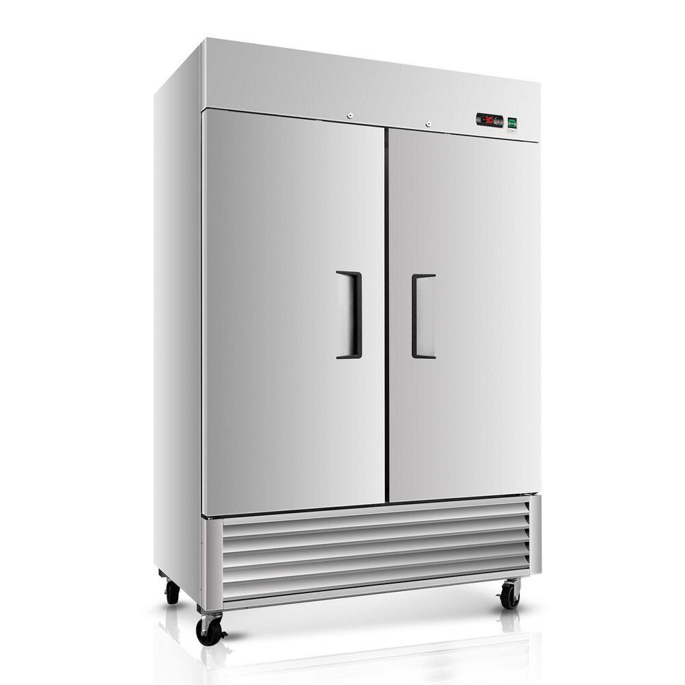 54 in. W 48.95 cu. ft Auto-Defrost Commercial 2-Door Reach in Upright Refrigerator in Stainless Steel price history on PriceWatchPro