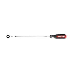 1/4 in. x 10 in. Cabinet Screwdriver with Cushion Grip