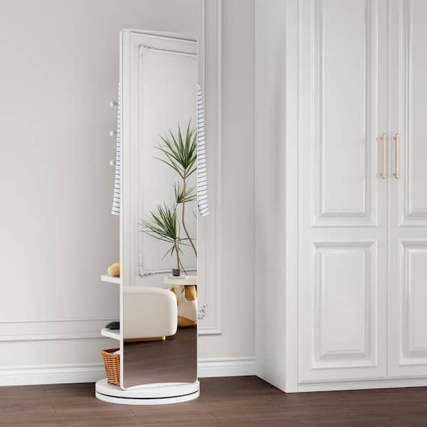Miscool Avex White 17.8 in. W x 66 in. H Rectangle Wood Framed