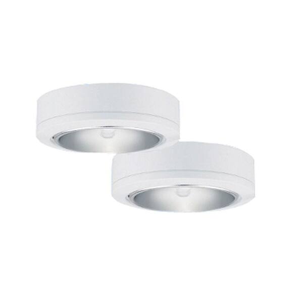 Generation Lighting Ambiance 2-Light White Low Voltage Disk