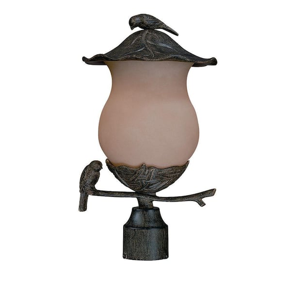 Acclaim Lighting Avian 2-Light Black Coral Outdoor Post Light Fixture