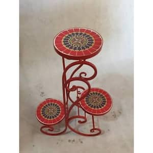 25 in. Tall Iron Plant Stand Paris II