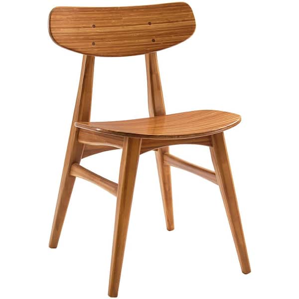 Unbranded Coral Copper Wood Dining Chair (Set of 2)