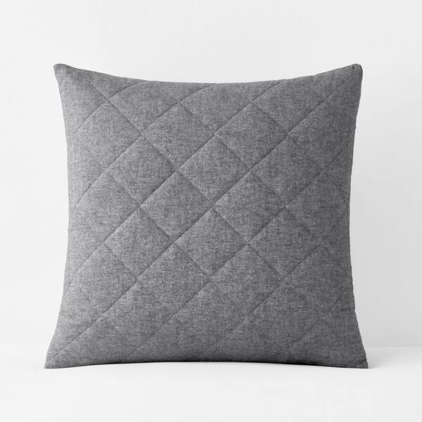 white flannel euro sham