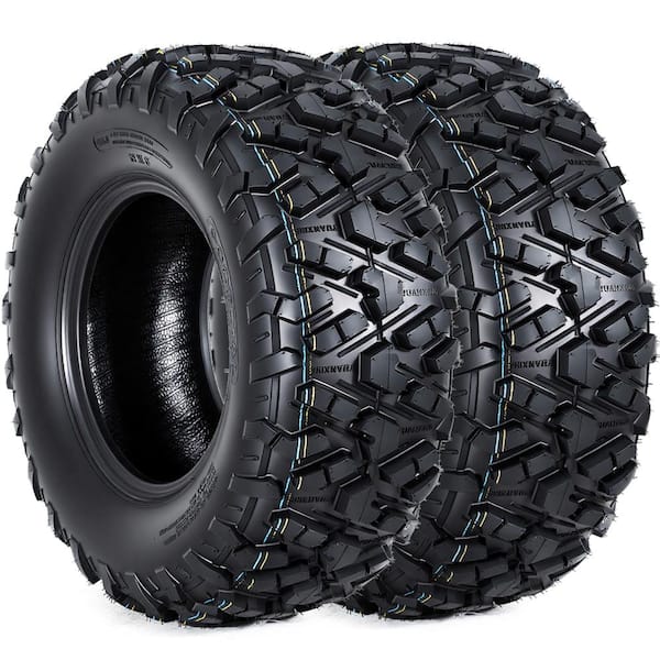 25x10-12 ATV UTV Tires,25x10x12 All-Terrain ATV Tires for Rock, Sand, Mud, Trail,6PR Tubeless,Pack of 2