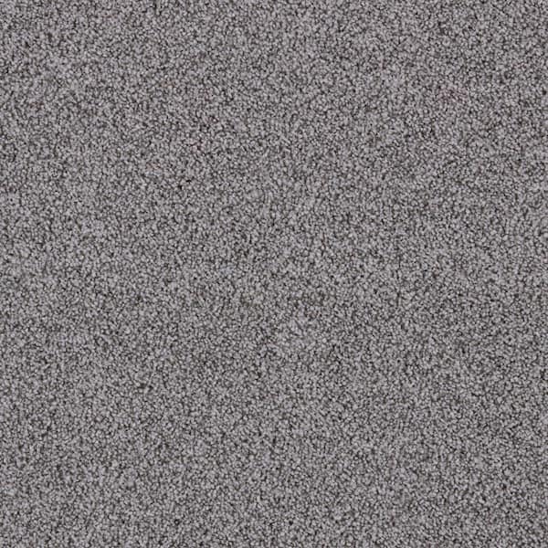 Playful Moments II Foggy Flannel Gray 49 oz Triexta/PET Texture Carpet - Installation Required