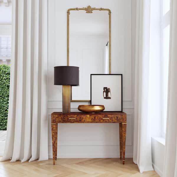 Butler Specialty Company Kai 45 in. W Brown Rectangular Burl Wood 2-Drawer Console Table