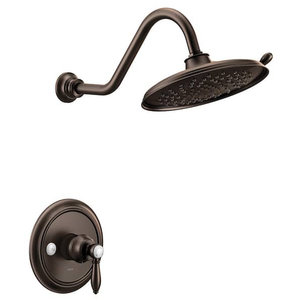 MOEN Weymouth M-CORE 3-Series 1-Handle Shower Trim Kit in Oil Rubbed Bronze (Valve Sold Separately)