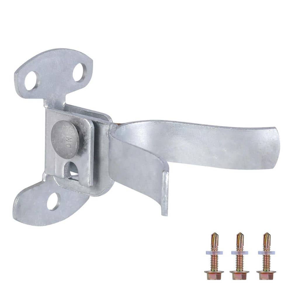 Galvanized Steel Chain Link Fence Gate Latch Rust-Resistant Outdoor Hardware with Screws for Wall Mounting price history on PriceWatchPro