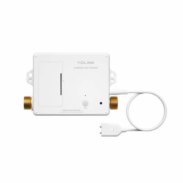 LeakStop 1 Channel Leak Detector, Auto Shutoff Valve, Real-Time Monitoring, Hub Required