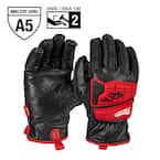 Large Level 5 Cut Resistant Goatskin Leather Impact Gloves