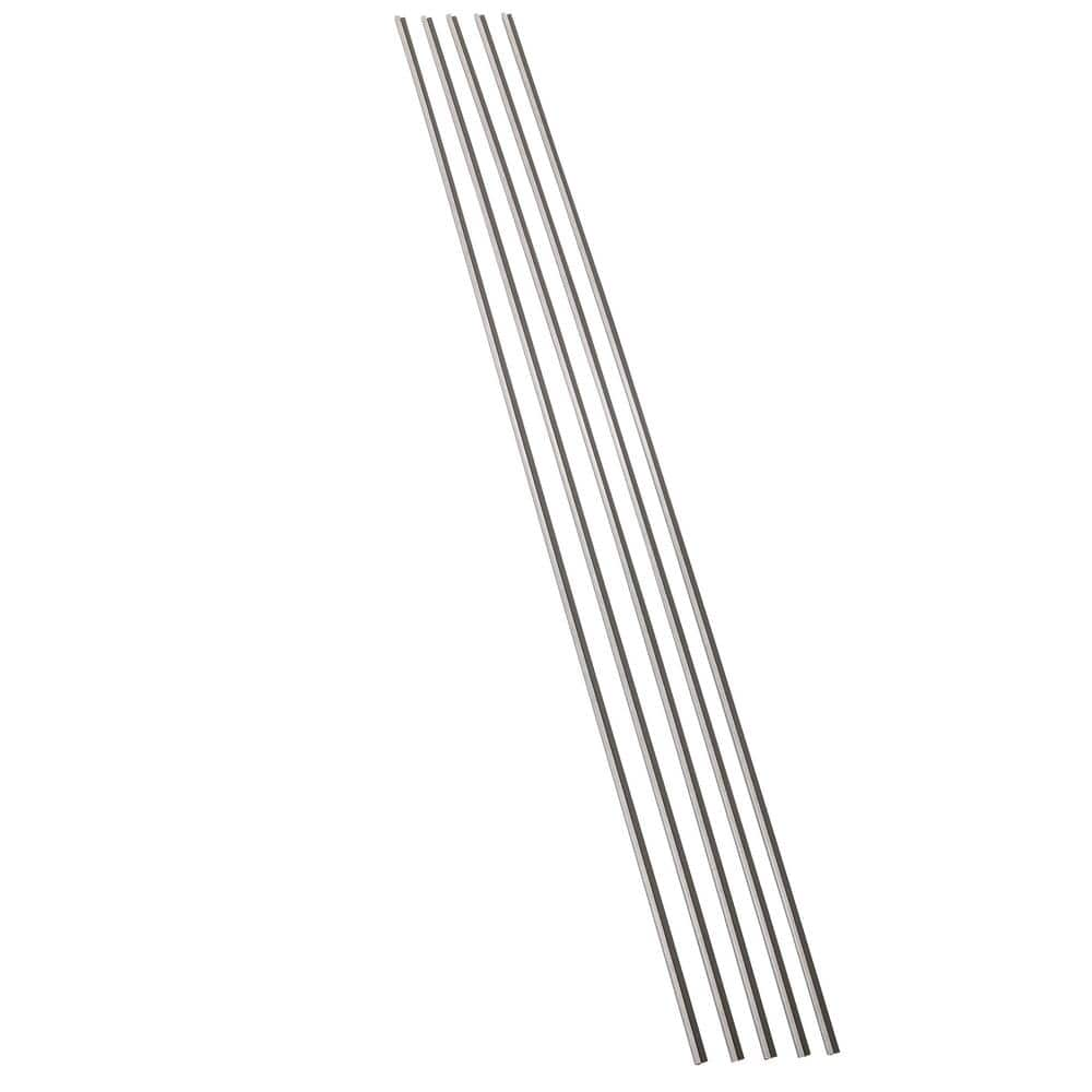 PALISADE Iced Pewter 94 in. Vinyl Backsplash Accessory J Trim(5-Pack ...