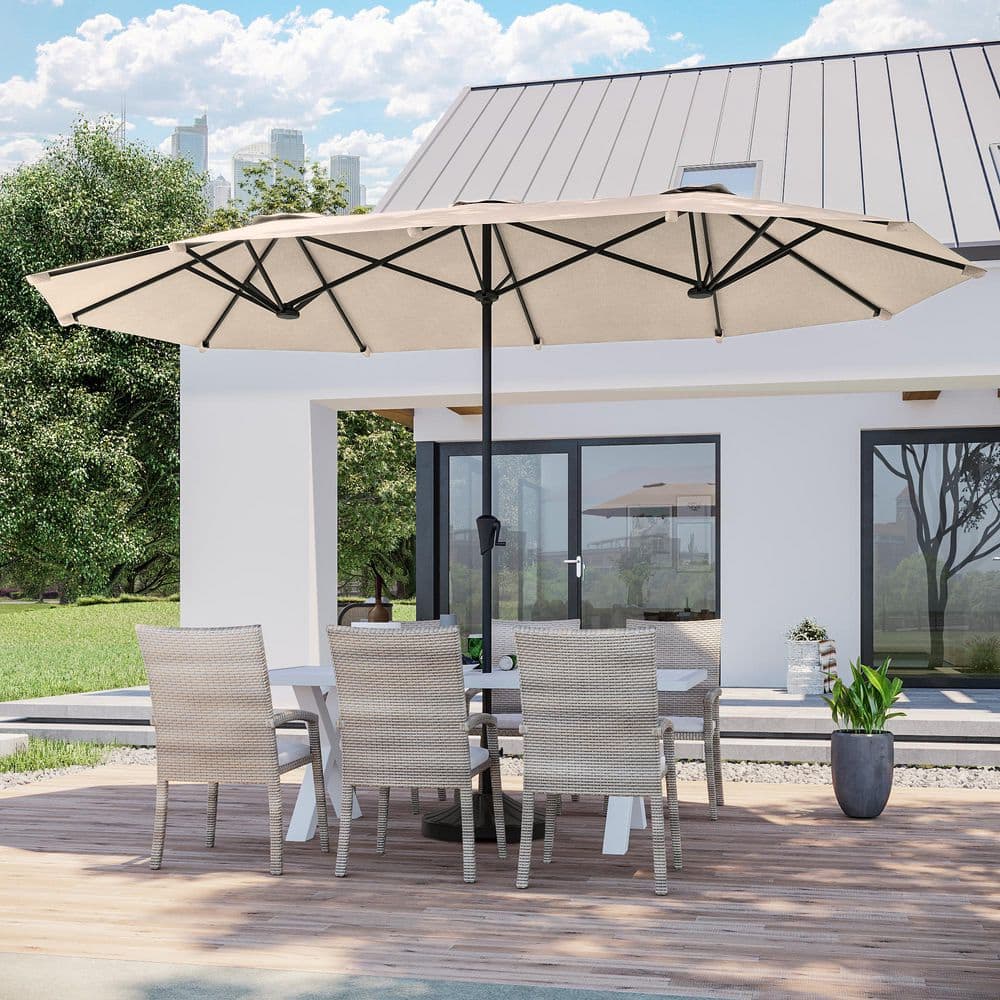 Tozey Chillrest 3-Piece Acacia Wood Patio Conversation Set