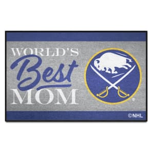 NFL Buffalo Bills 7'3" X 9'9" Blue Plush Rug - 17475 | Carpetmart