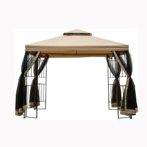 10 ft. x 10 ft. Outdoor Patio Gazebo Canopy Tent With Ventilated Double Roof And Mosquito Net