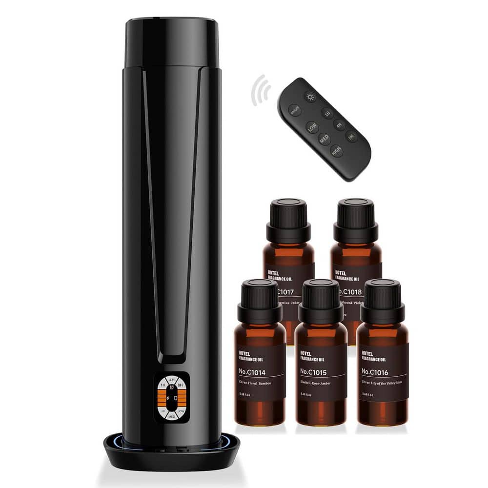 Waterless Scent Diffuser Essential Oil Diffuser Remote Control Quiet ...