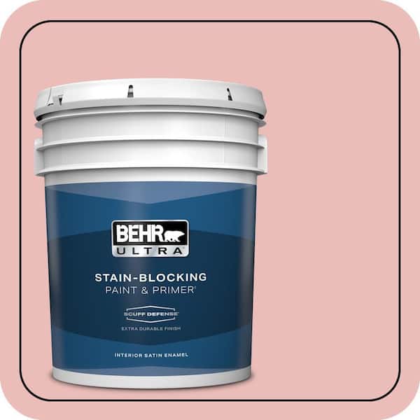 BEHR ULTRA 5 gal. Home Decorators Collection #HDC-CT-09 Bridal Bouquet Extra Durable Satin Enamel Interior Paint & Primer