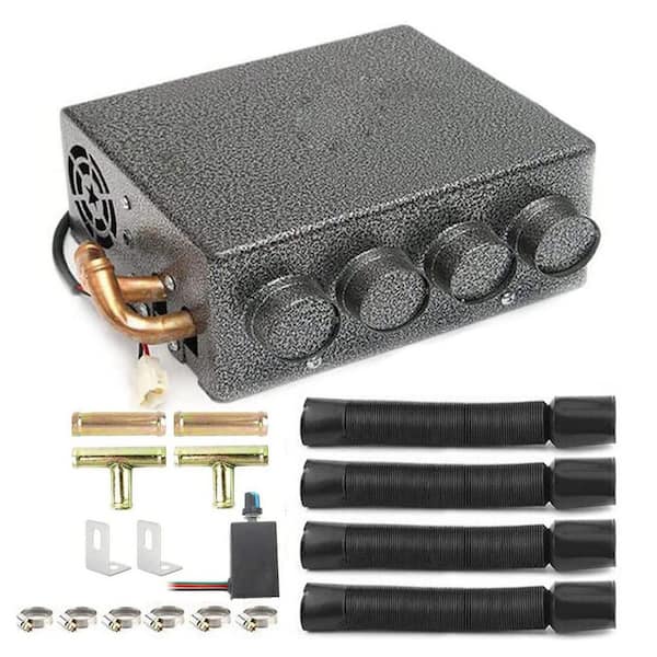 8000 BTU 12V Compact Car Heater with Dual Blower and Speed Switch for Defrosting and Fog Removal