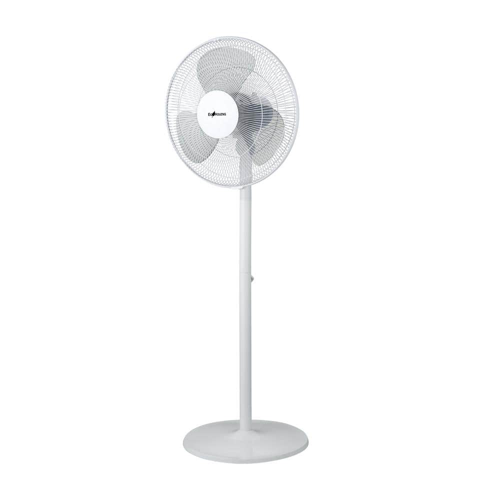 Ecohouzng 16 In Oscillating Pedestal Fan Ct40021st The Home Depot